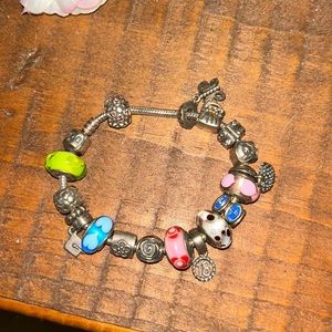Pandora Bracelet with 18 charms